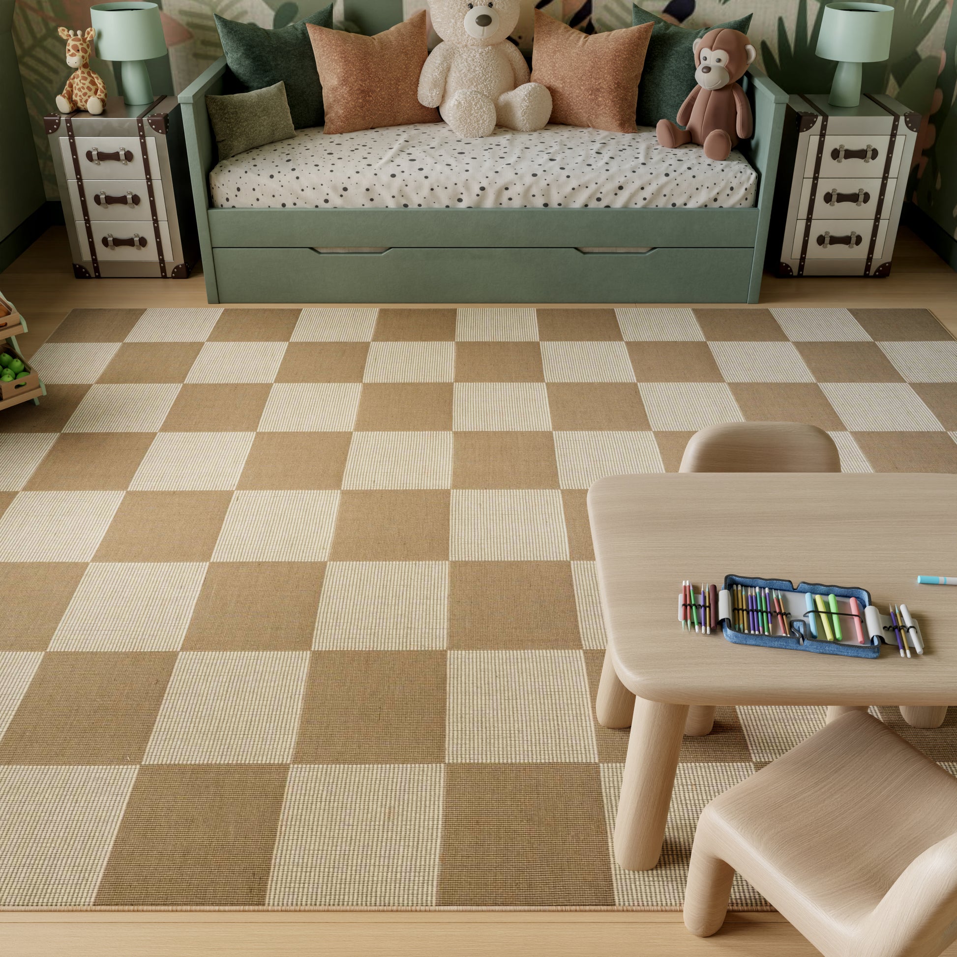 Nourison Home Washable Modern Jute  Natural Ivory  Contemporary