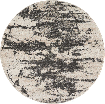 Nourison Home Maxell MAE07 Ivory Grey Contemporary Power-loomed Rugs