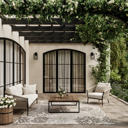 Nourison Home Garden Oasis  Grey  Contemporary