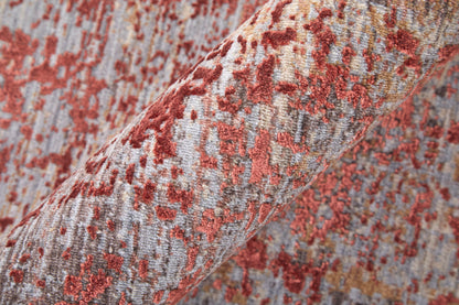 Feizy Pryor  Red Multi Modern/Casual/Bohemian & Eclectic