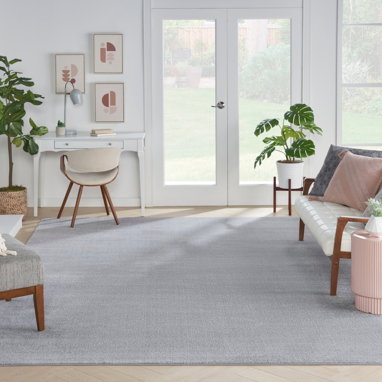 Nourison Home Nourison Essentials  Silver Grey  Contemporary