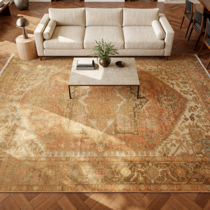 Nourison Home Heritage Vine  Rust  Traditional