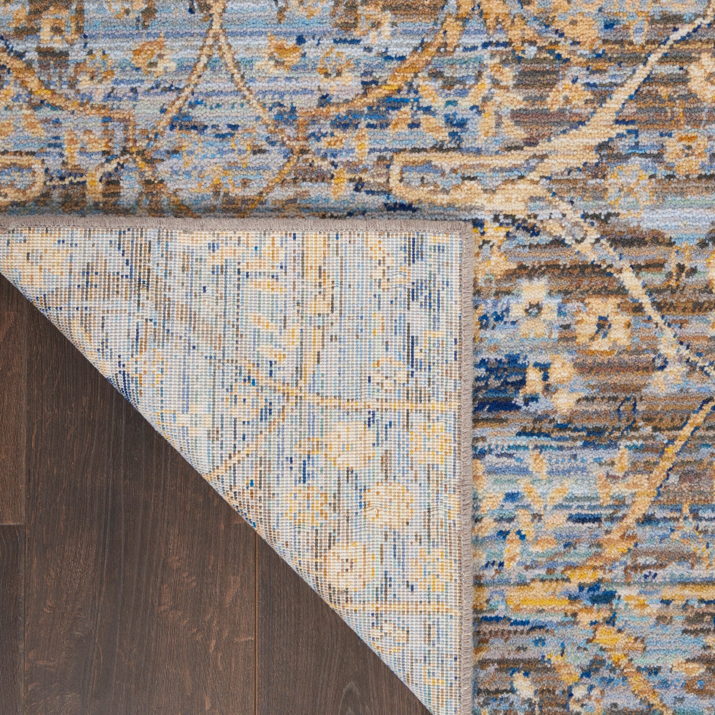 Nourison Home Majestic  Beige Blue  Transitional