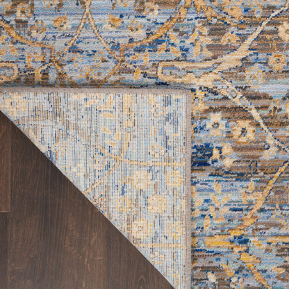 Nourison Home Majestic  Beige Blue  Transitional