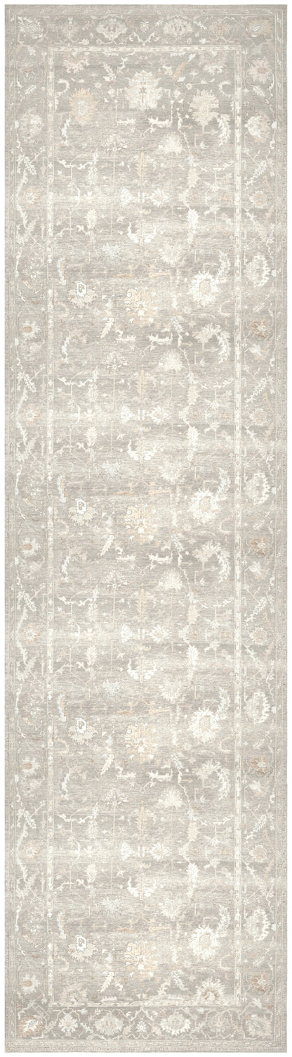 Nourison Home Vintage Washables VWS09 Grey Traditional Flat Weave Rug