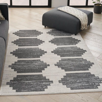 Nourison Home Modern Passion  Ivory Grey  Contemporary