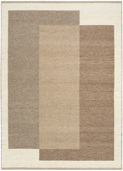 Nourison Home Copenhagen CPN02 Ivory Mocha Contemporary Machine Woven Rug