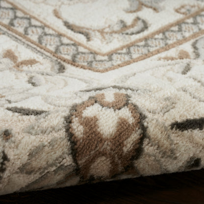 Nourison Home Serenity Home  Ivory Mocha  Traditional