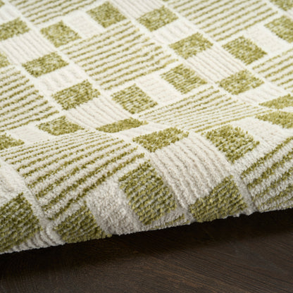 Nourison Home Nordic  Green  Contemporary