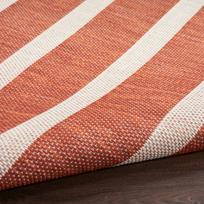 Nourison Home Positano  Terracotta Ivory  Contemporary