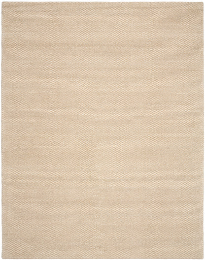 DKNY Pure Rows ROW01 Ivory Taupe Contemporary Handmade Rug