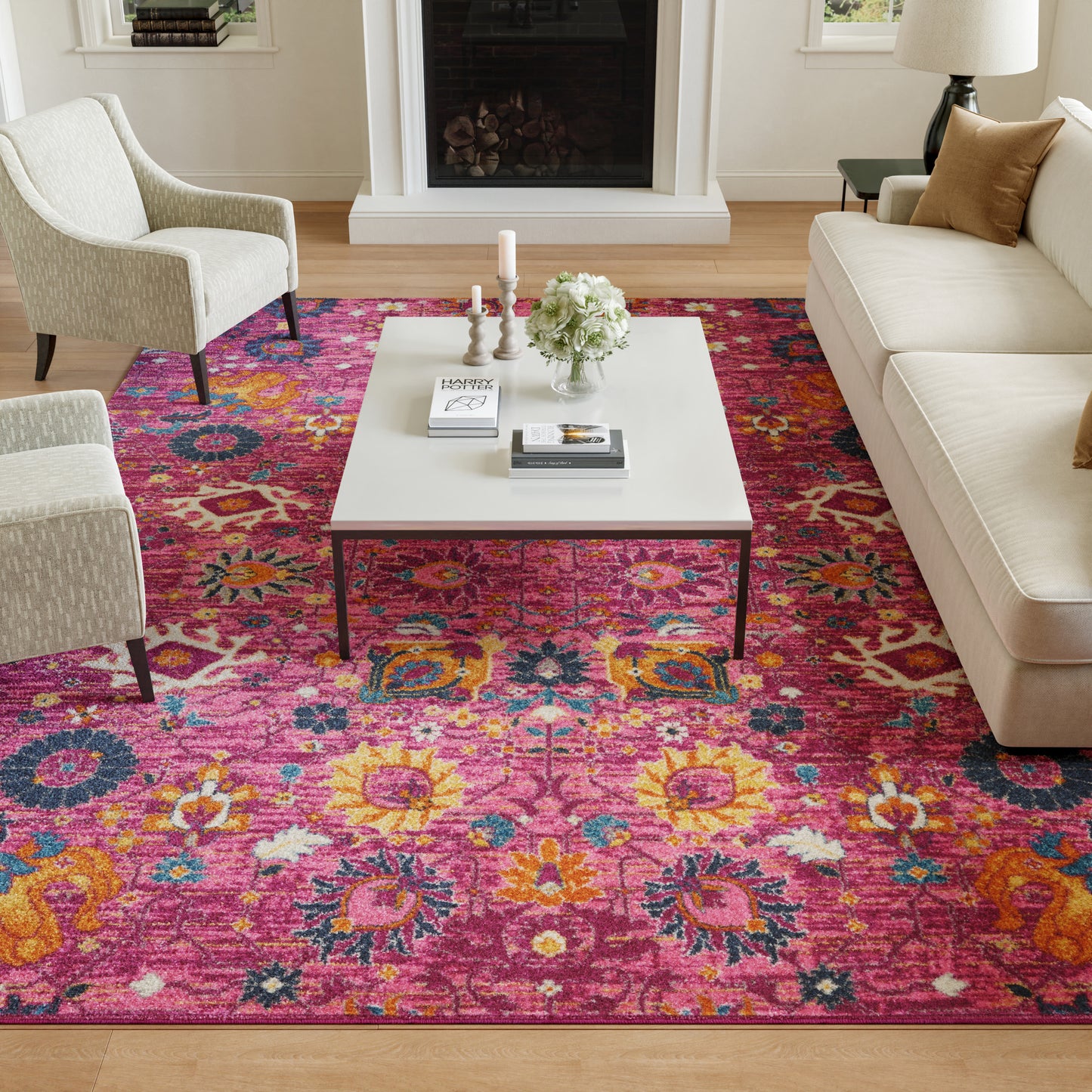 Nourison Home Passion  Fuchsia  Transitional