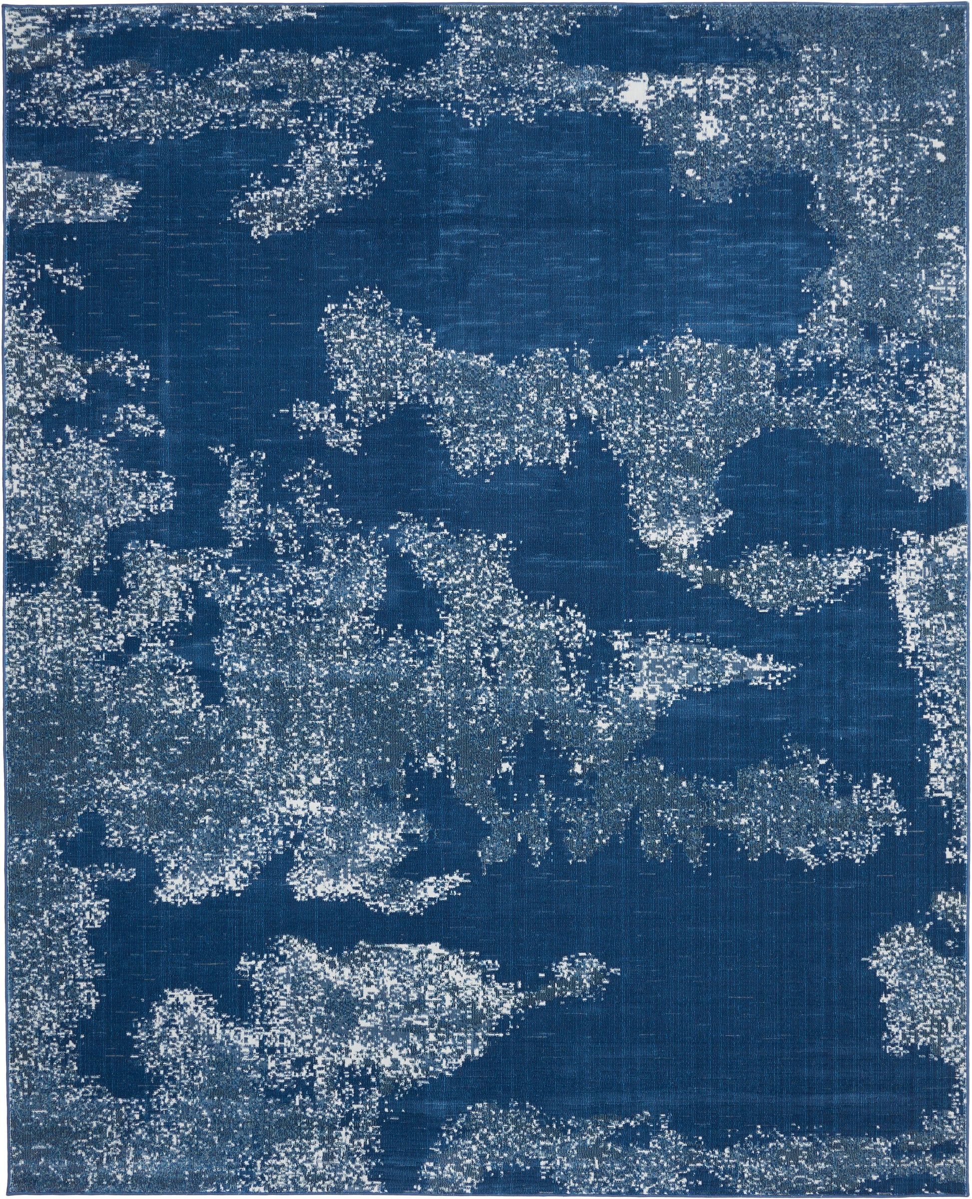 Nourison Home Etchings  Blue  Contemporary