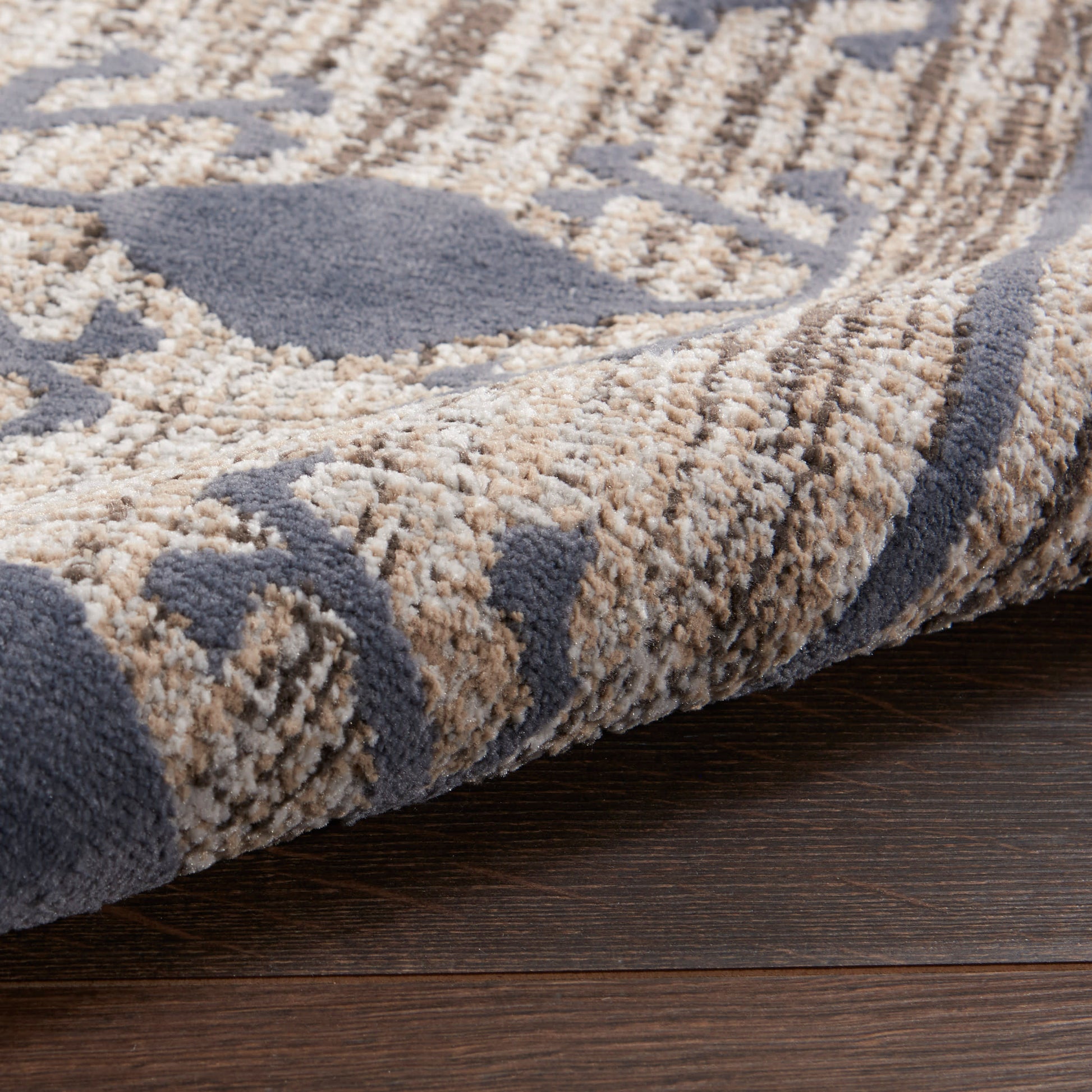 Nourison Home Asilah  Mocha Charcoal  Contemporary