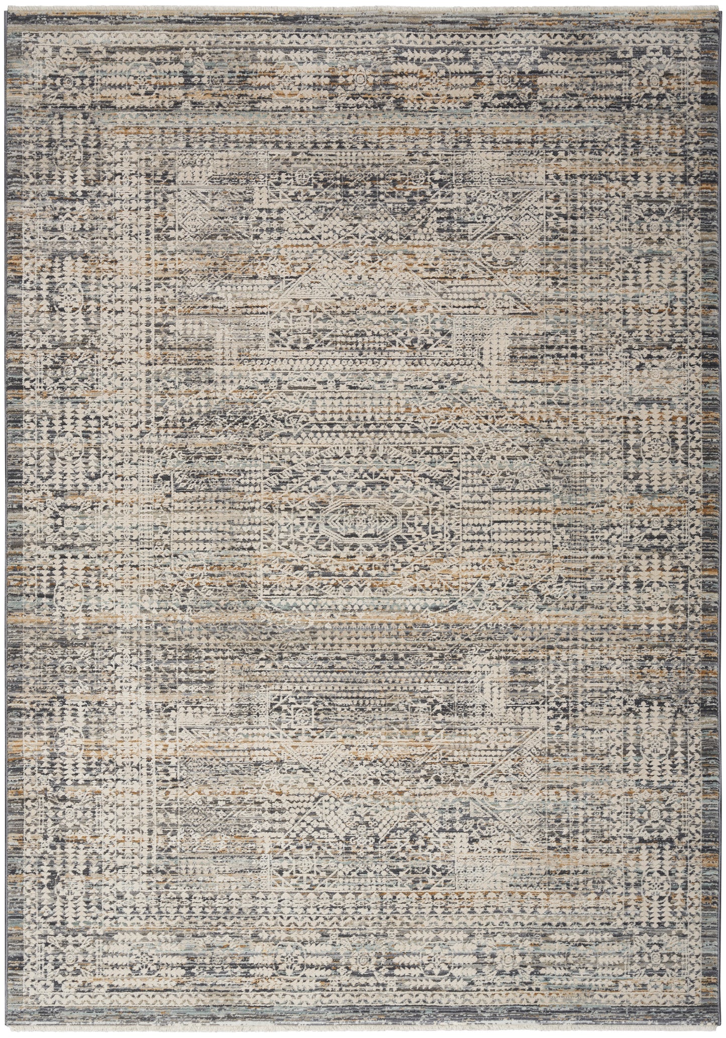Nourison Home Lynx LNX05 Ivory Slate Transitional Power-loomed Rug