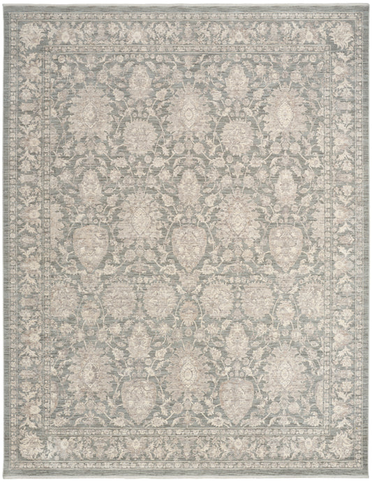 Nourison Home Shadows  Sage Ivory  Traditional