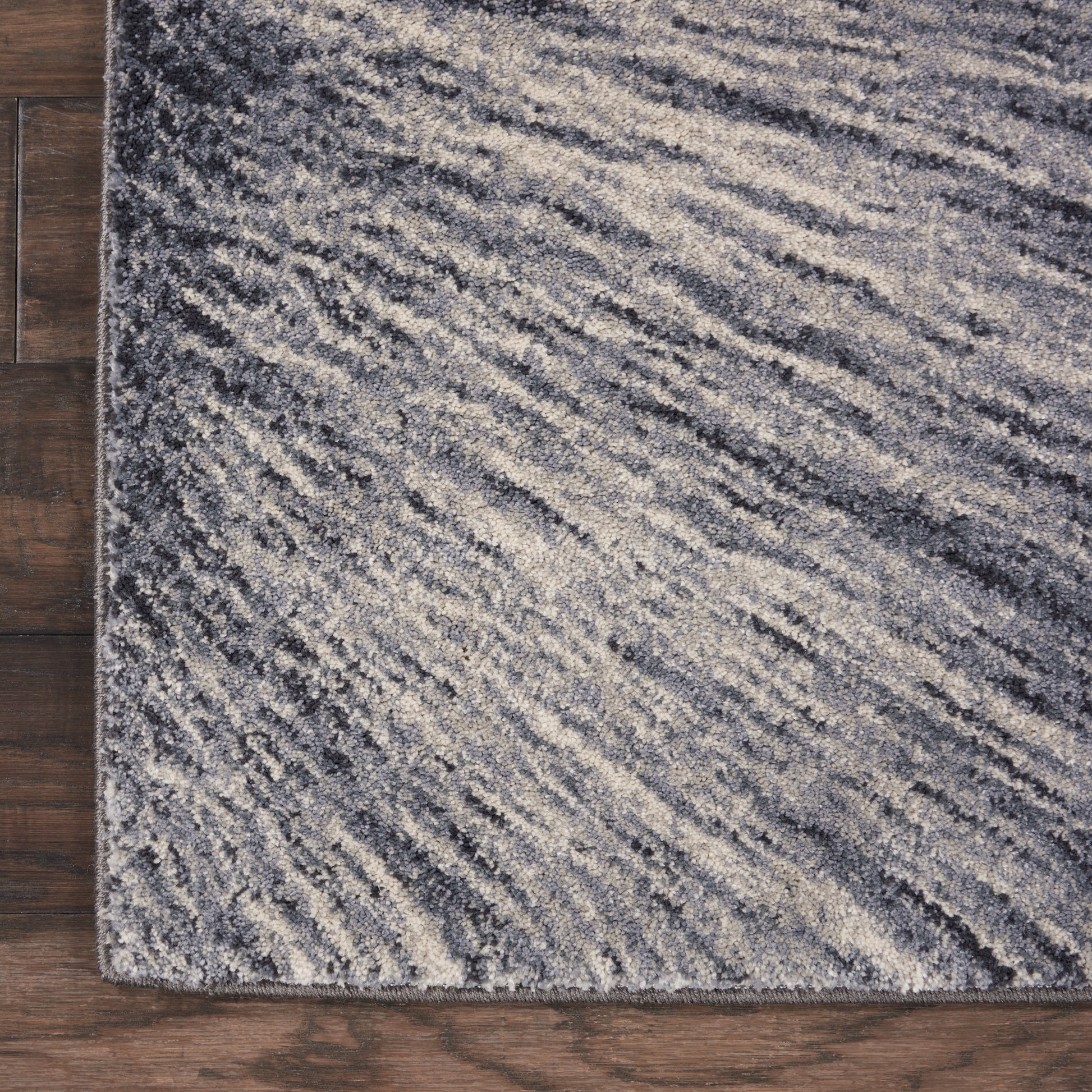 Nourison Home Moroccan Celebration  Blue Grey  Contemporary