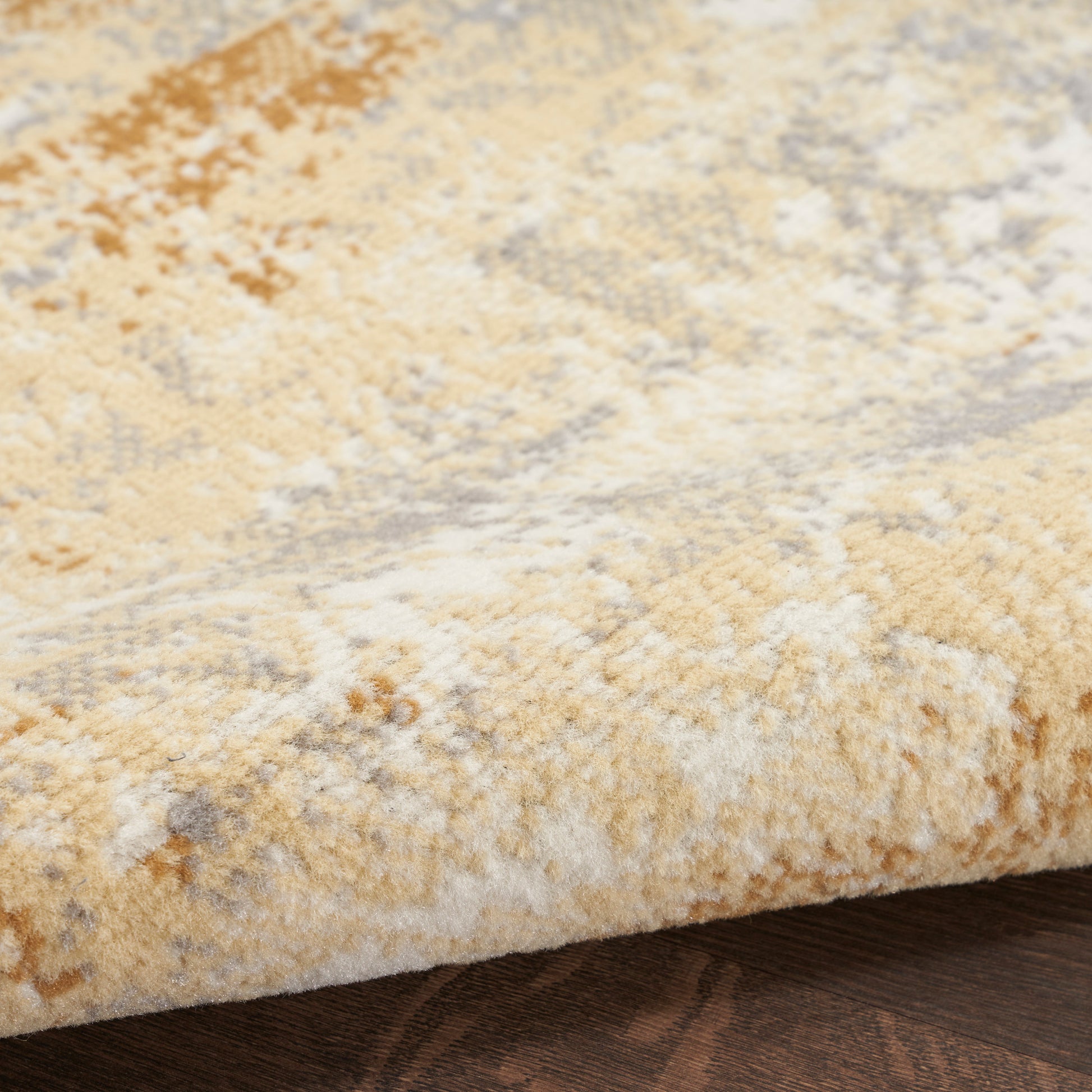 Nourison Home Grafix  Beige Blue  Contemporary