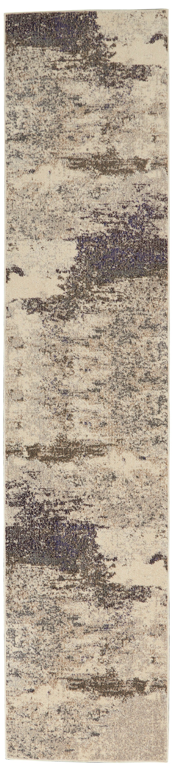 Nourison Home Celestial CES02 Ivory Grey Contemporary Power-loomed Rugs