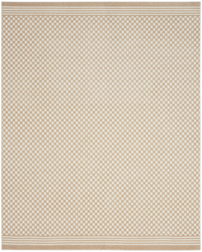 Nourison Home Care Free  Beige  Contemporary