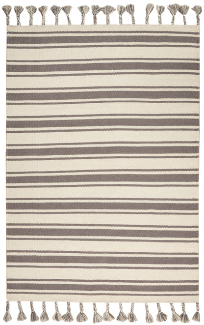 Nourison Home Rio Vista  Ivory Grey  Contemporary