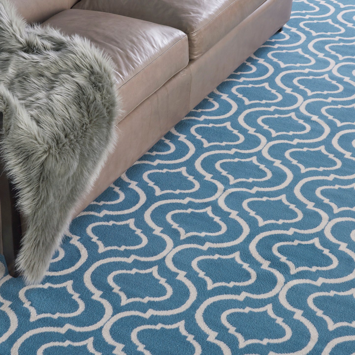 Nourison Home Jubilant  Blue  Transitional