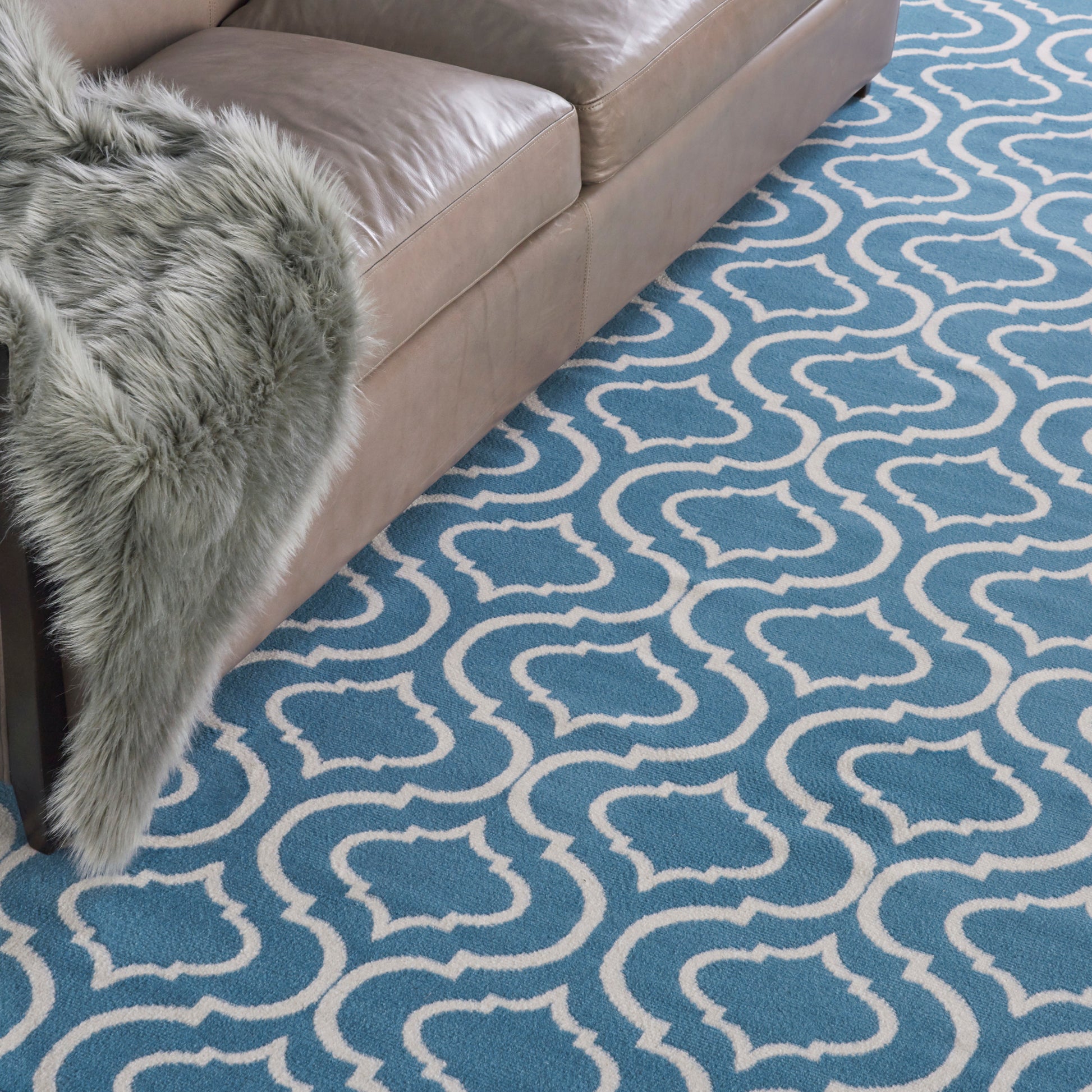 Nourison Home Jubilant  Blue  Transitional