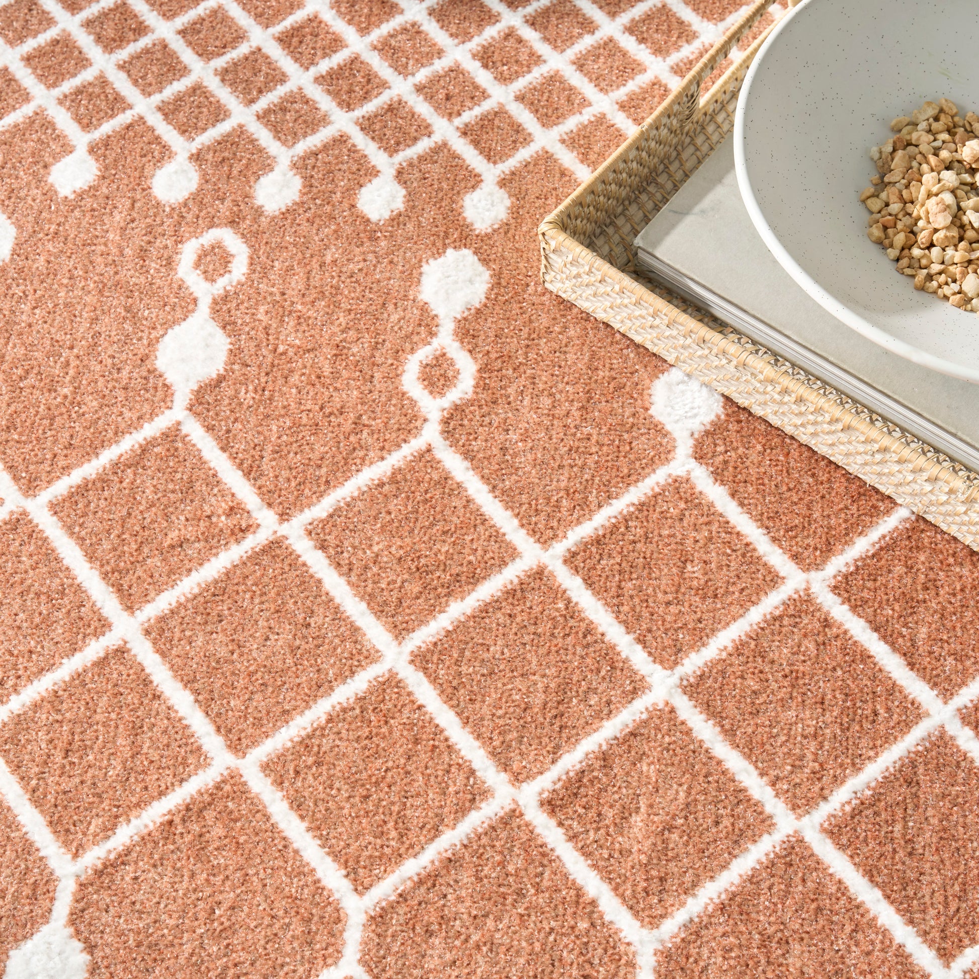 Nourison Home Astra Machine Washable  Copper  Transitional
