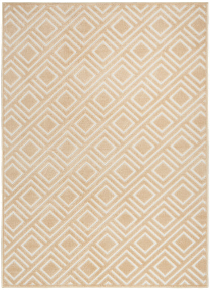 Nourison Home Care Free CAF03 Taupe Contemporary Loom-woven Rug