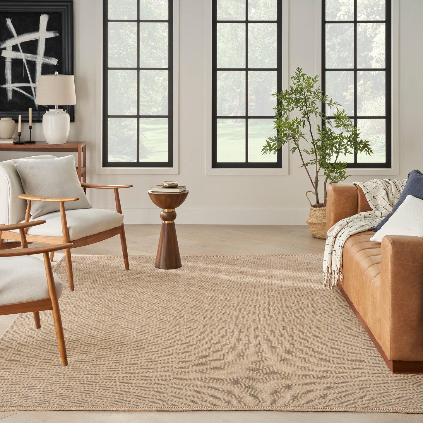 Nourison Home Washable Jute  Natural  Contemporary