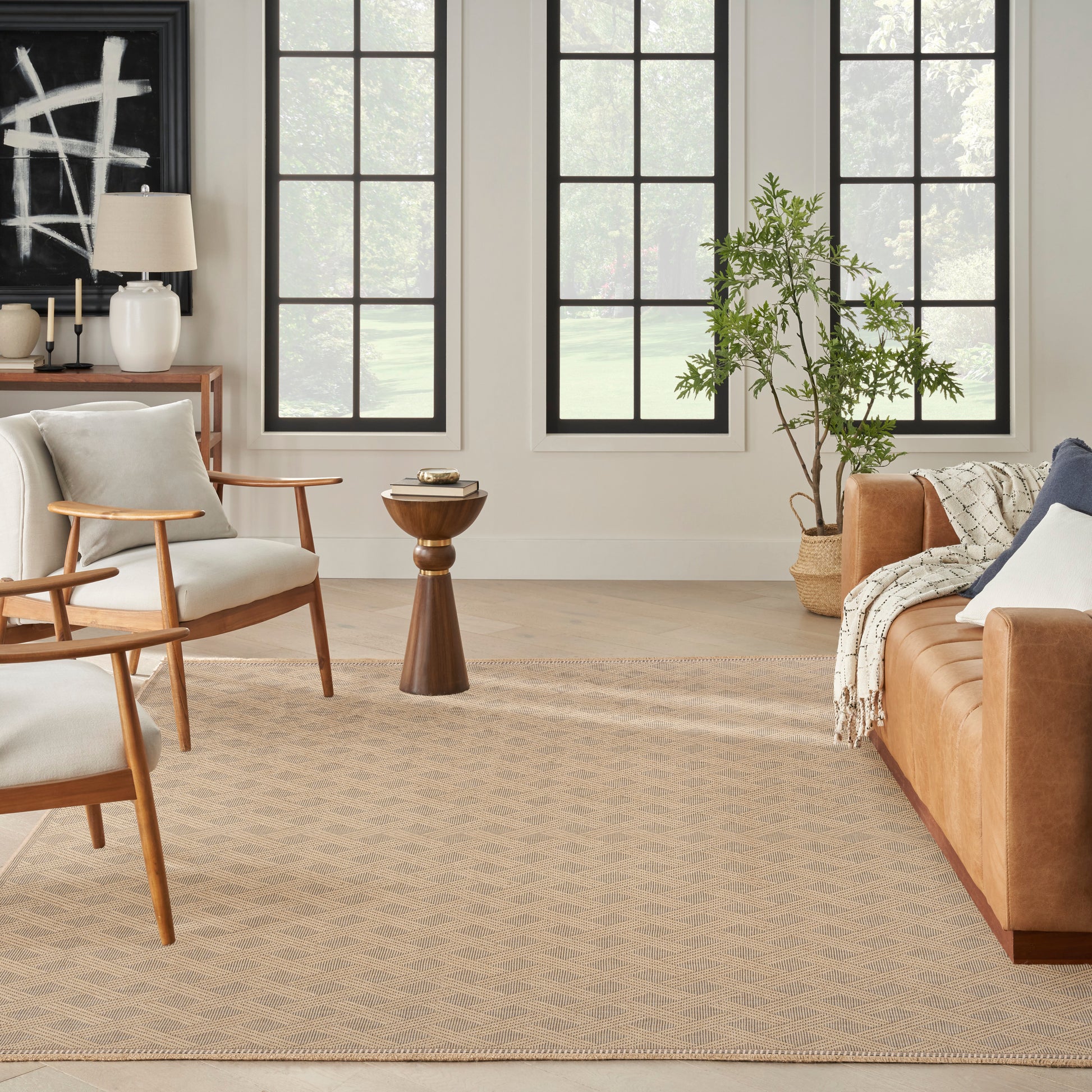 Nourison Home Washable Jute  Natural  Contemporary