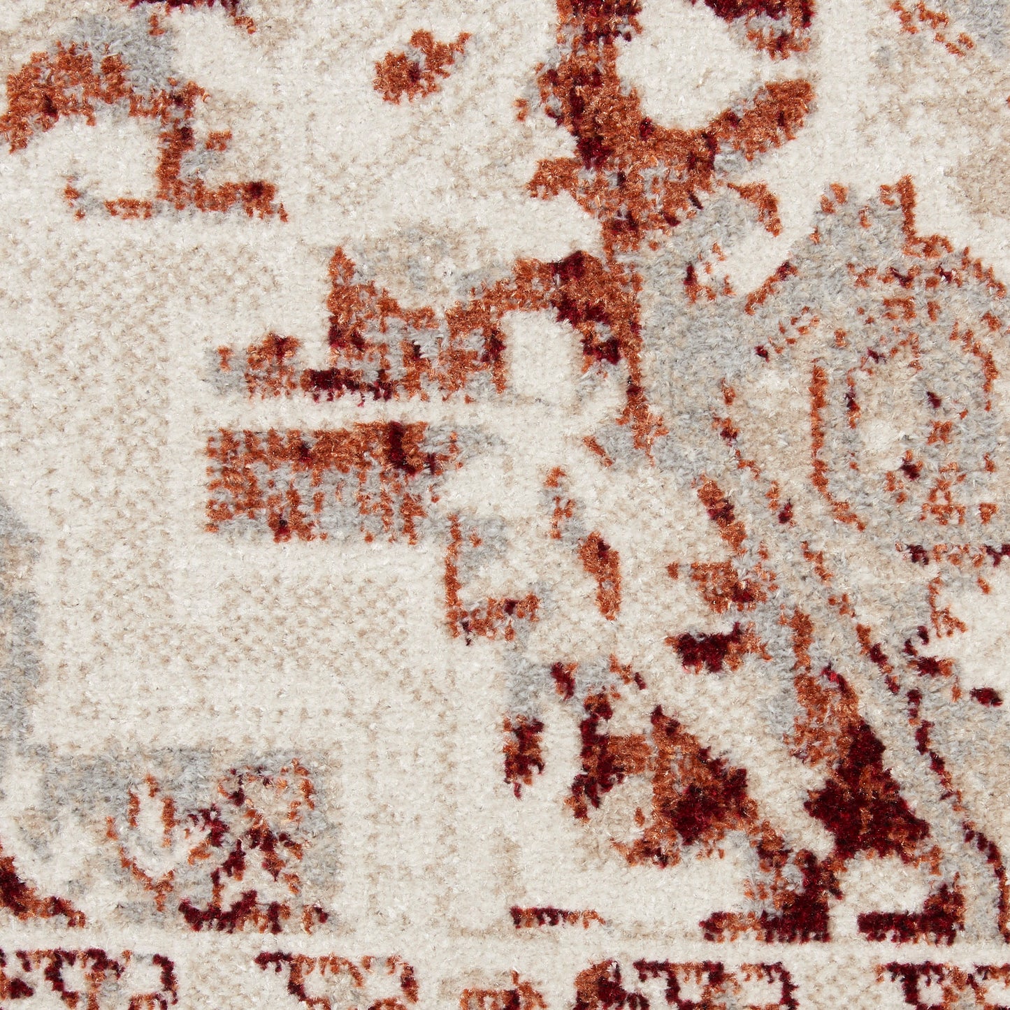 Nourison Home Carina  Brick Silver  Transitional