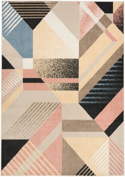 Nourison Home Washable Decor WSD10 Multicolor Contemporary Loom-woven Rug