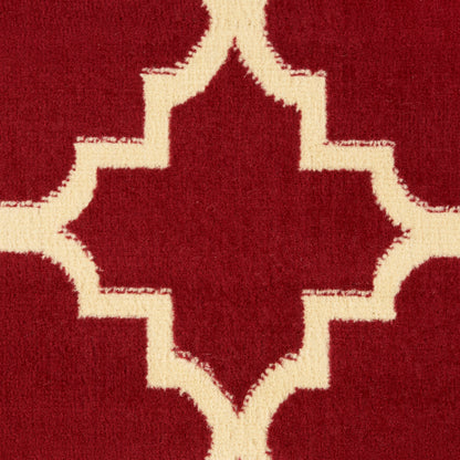 Nourison Home Grafix  Red  Transitional