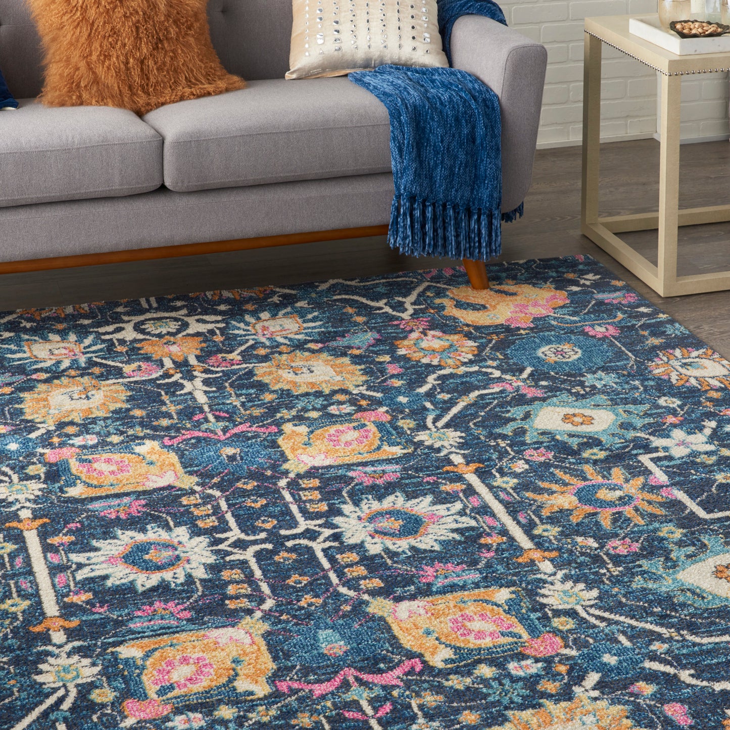 Nourison Home Passion  Navy  Transitional
