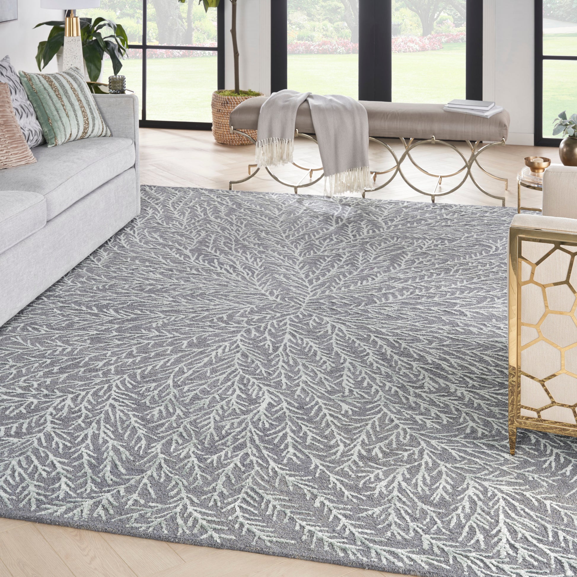 Michael Amini Ma30 Star  Slate Teal  Contemporary