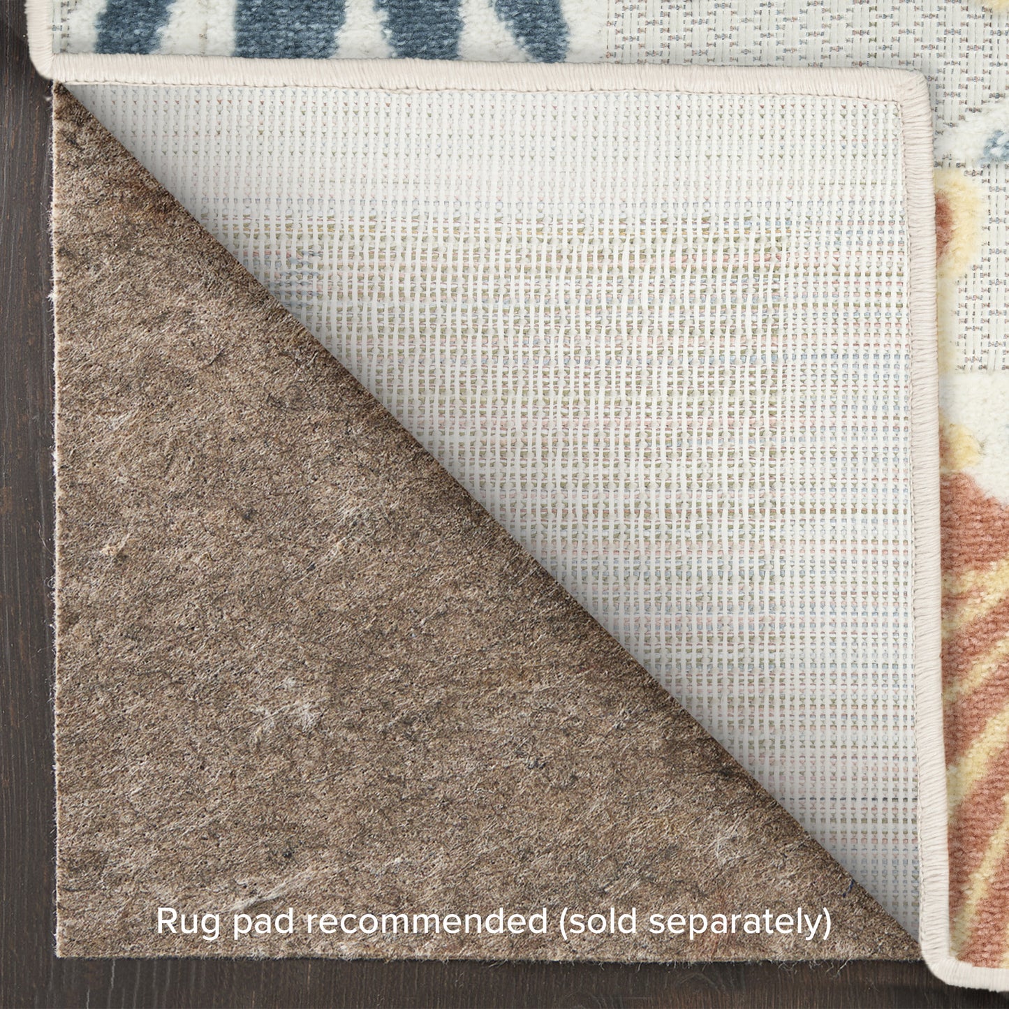 Nourison Home Aloha  Ivory Rose  Contemporary