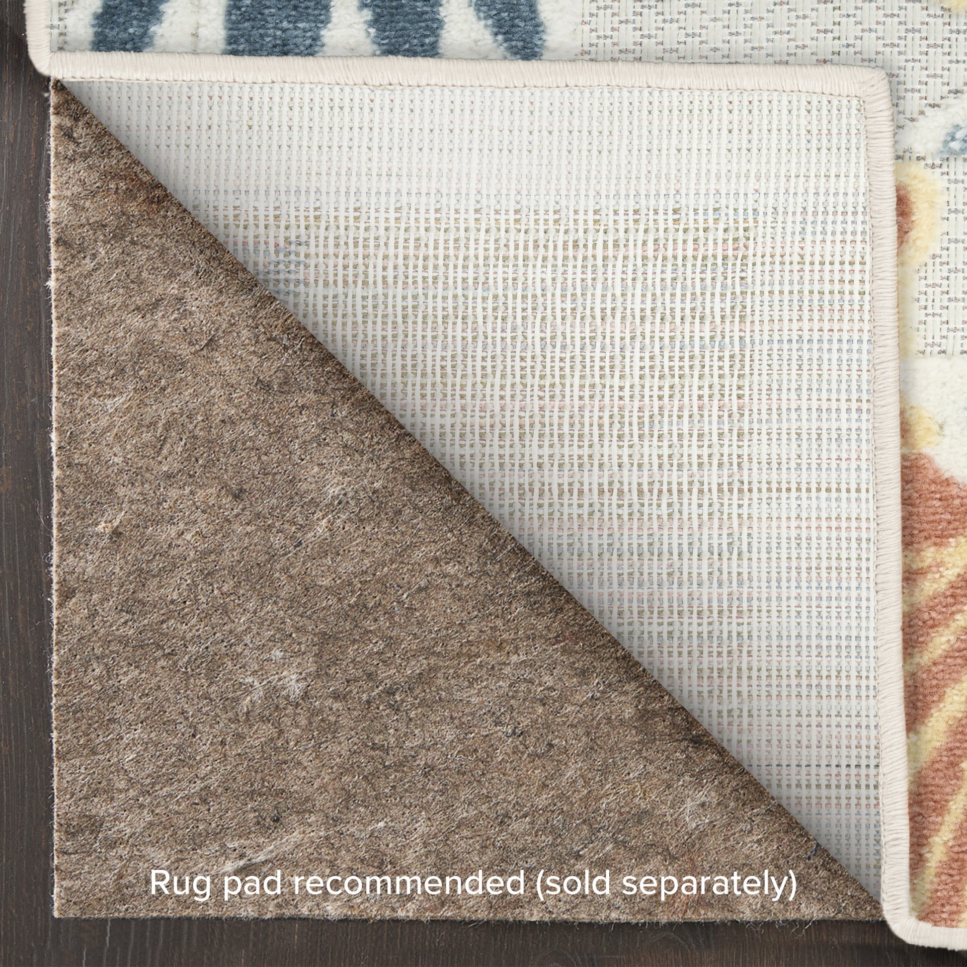 Nourison Home Aloha  Ivory Rose  Contemporary