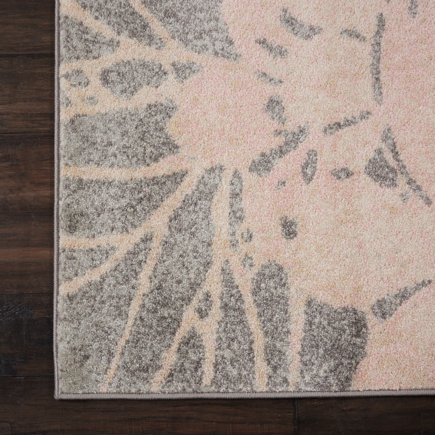 Nourison Home Tranquil  Grey Pink  Contemporary