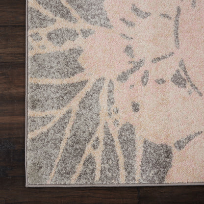 Nourison Home Tranquil  Grey Pink  Contemporary