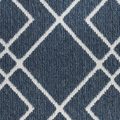 Nourison Home Modern Lines  Denim  Contemporary