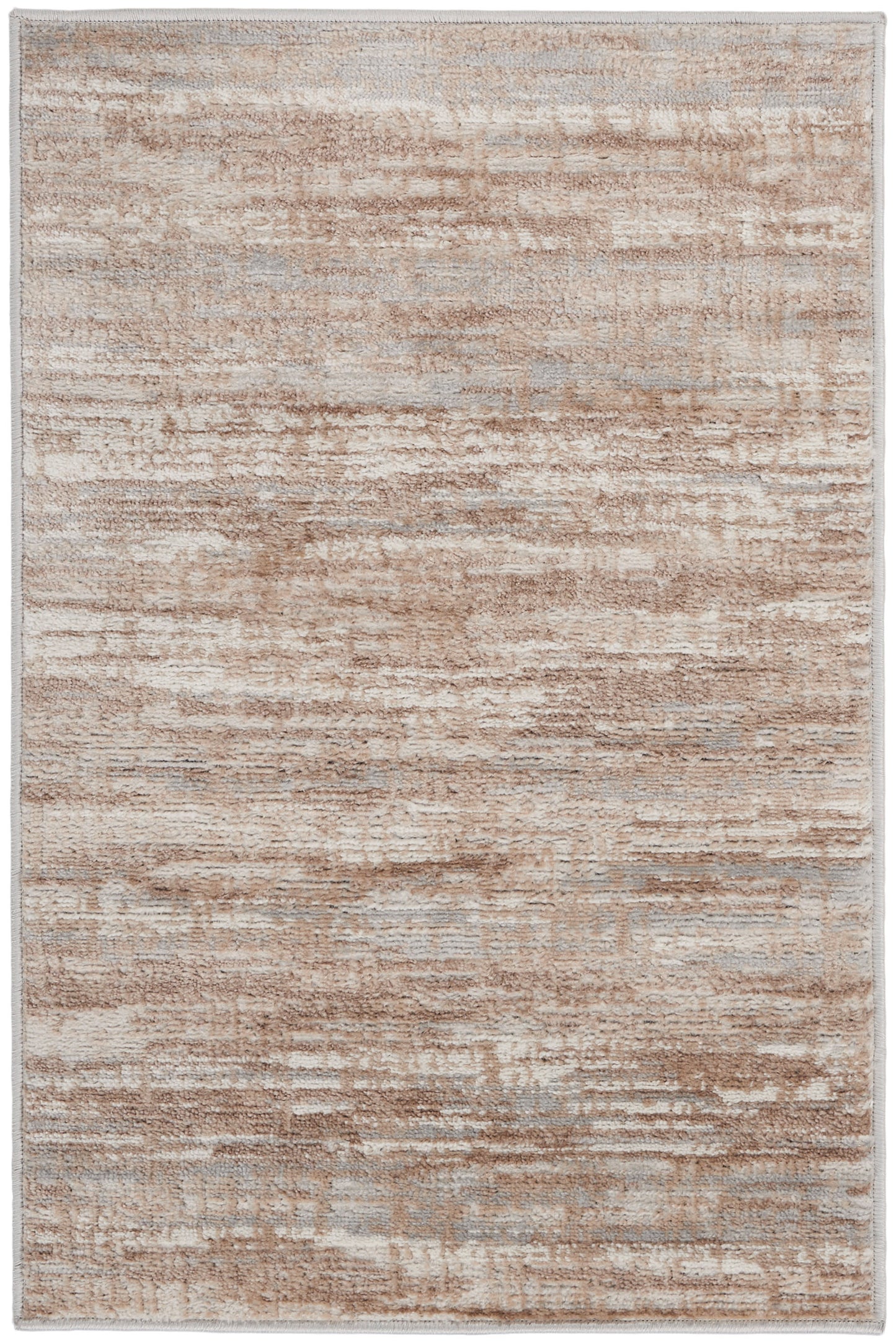 Nourison Home Elation ETN01 Ivory Grey Contemporary Power-loomed Rug