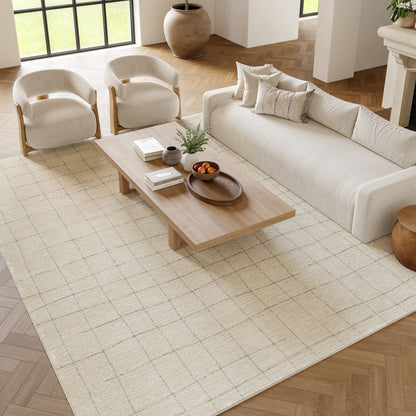 Nourison Home Andes  Ivory Grey  Contemporary