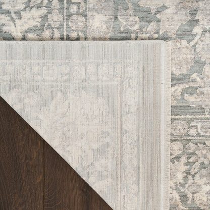 Nourison Home Shadows  Sage Ivory  Traditional