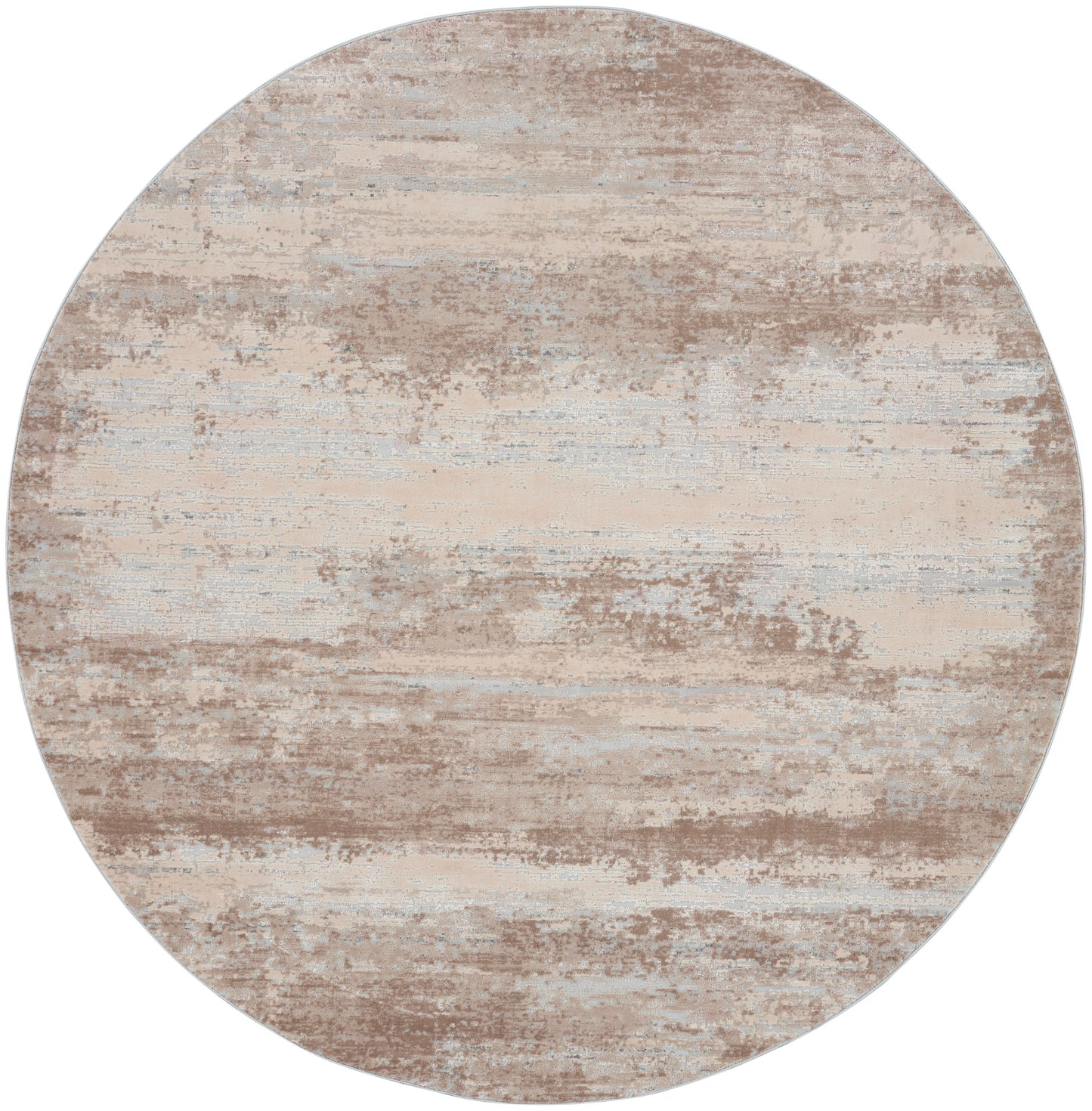 Nourison Home Rustic Textures RUS03 Beige Contemporary Power-loomed Rugs