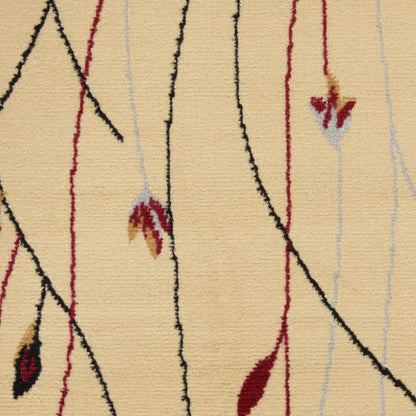 Nourison Home Grafix  Cream  Contemporary