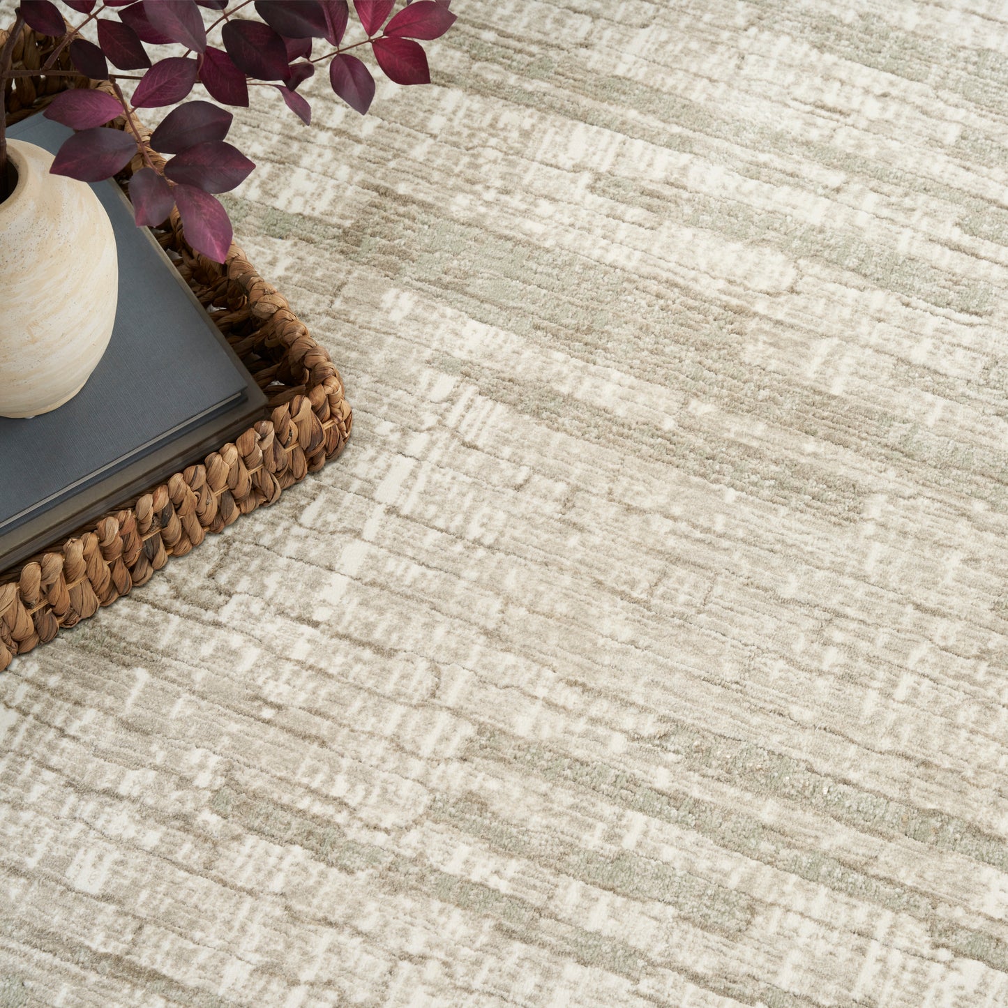 Nourison Home Soft Structure  Sage  Contemporary