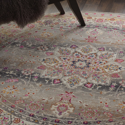 Nourison Home Vintage Kashan  Grey  Traditional