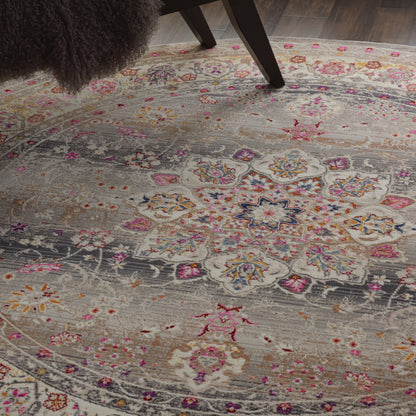 Nourison Home Vintage Kashan  Grey  Traditional