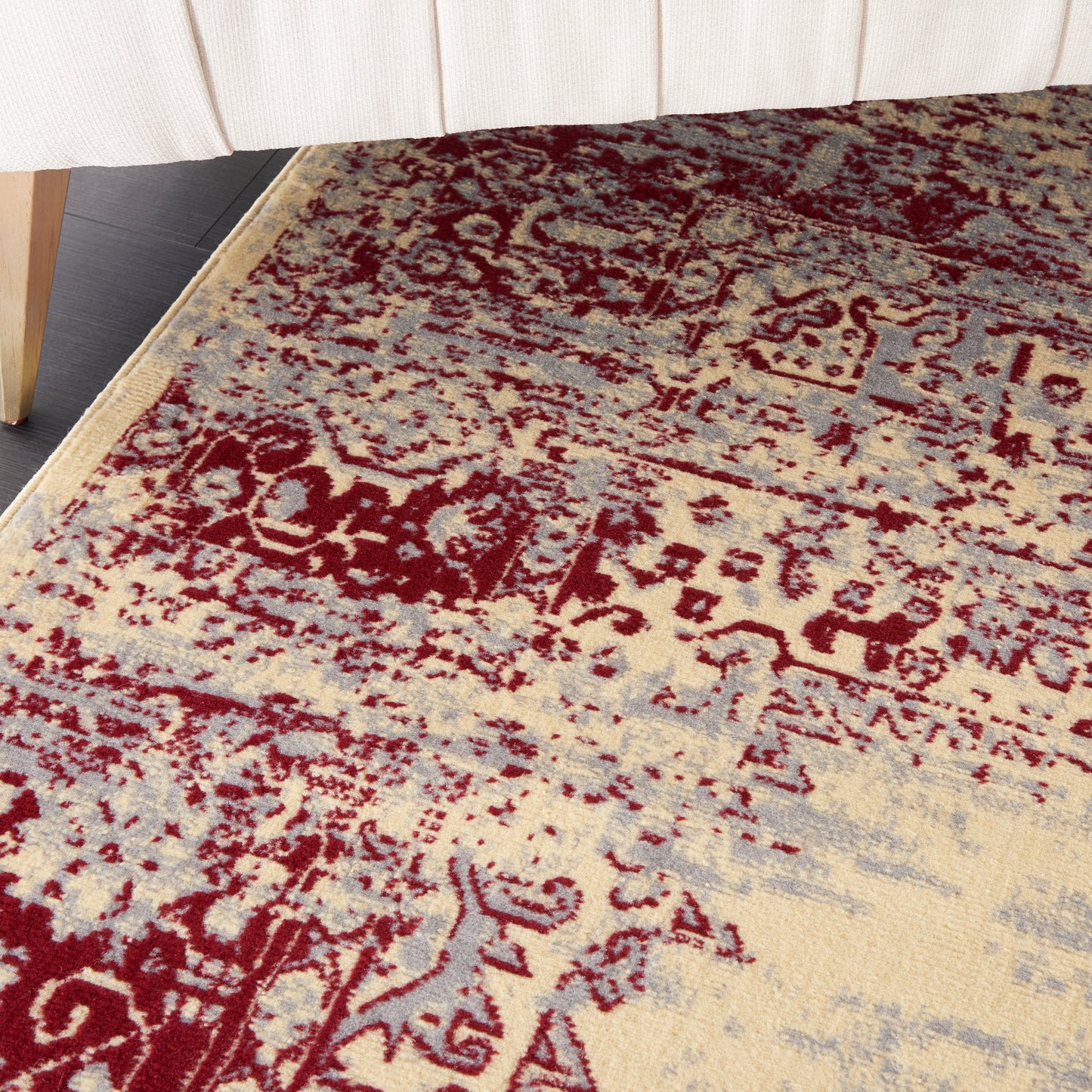 Nourison Home Grafix  Cream Red  Transitional